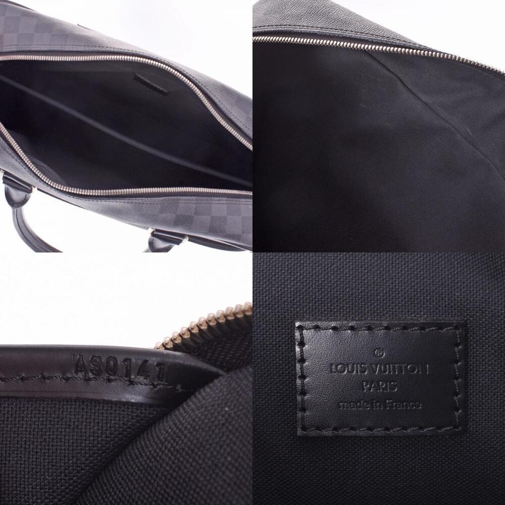Louis Vuitton Graphite Gray Damier Black Business Ikar Canvas Bag - Picture 11 of 12